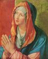 Albrecht D�rer, Betende Maria